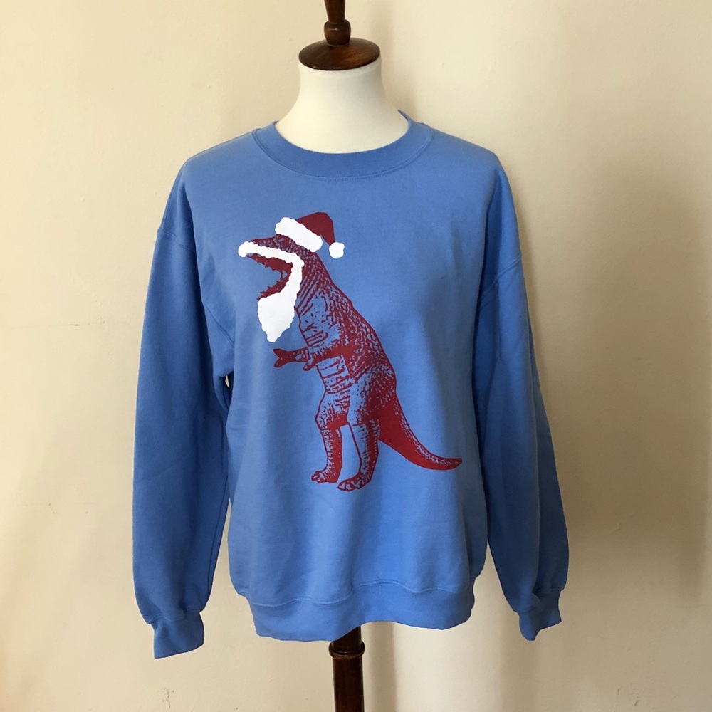 T-Rex Santa Claus Sweatshirt